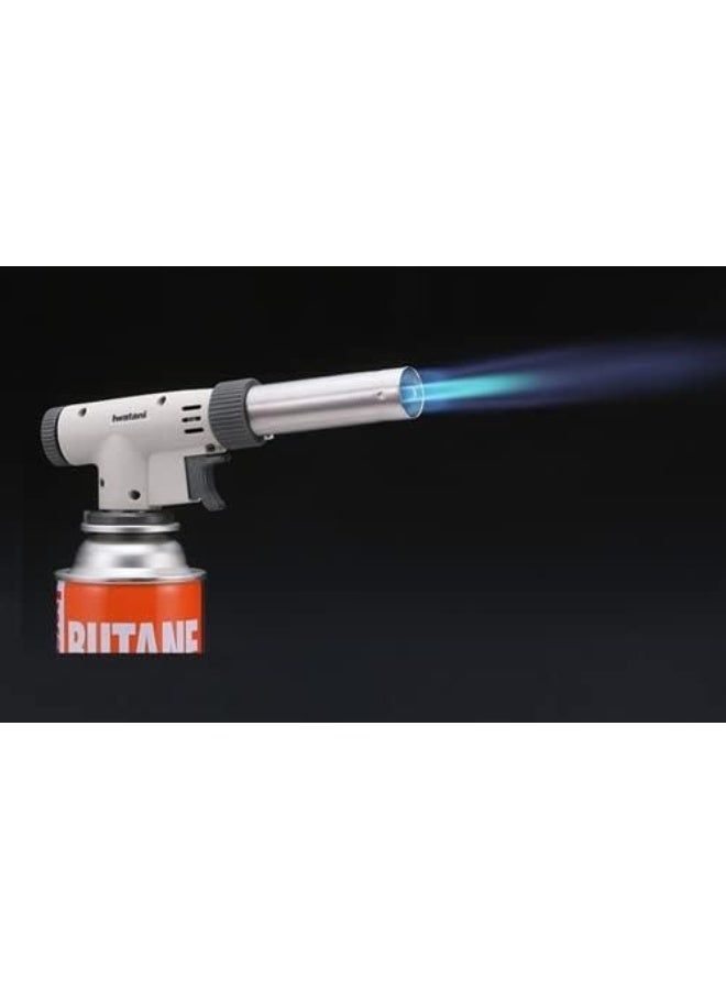 Iwatani PRO2 Culinary Professional Kitchen Butane Torch | Adjustable Flame Shape Strength 2700 F | Sous Vide Crème Brulee Pastries | Anti-flare | Incl. Stabilizing Stand | Butane Fuel Not Included - Image 3